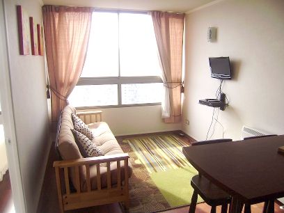 Livingroom of furnished apartment